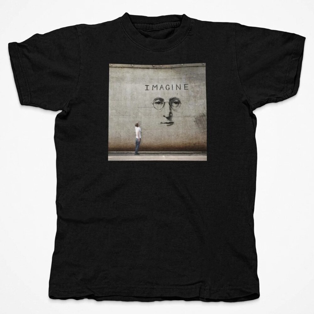 John Lennon Imagine Shirt Rare John Lennon T-shirt Music Icon Fan Gift Unisex